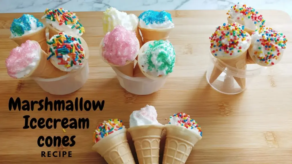 Marshmallow Mini Cones