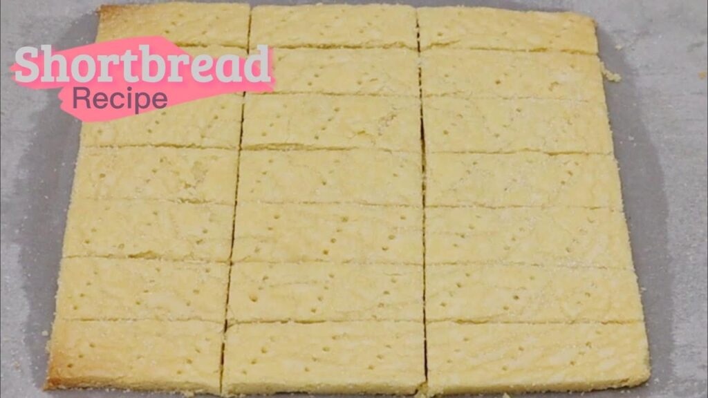 4-ingredient shortbread cookies on a cooling rack